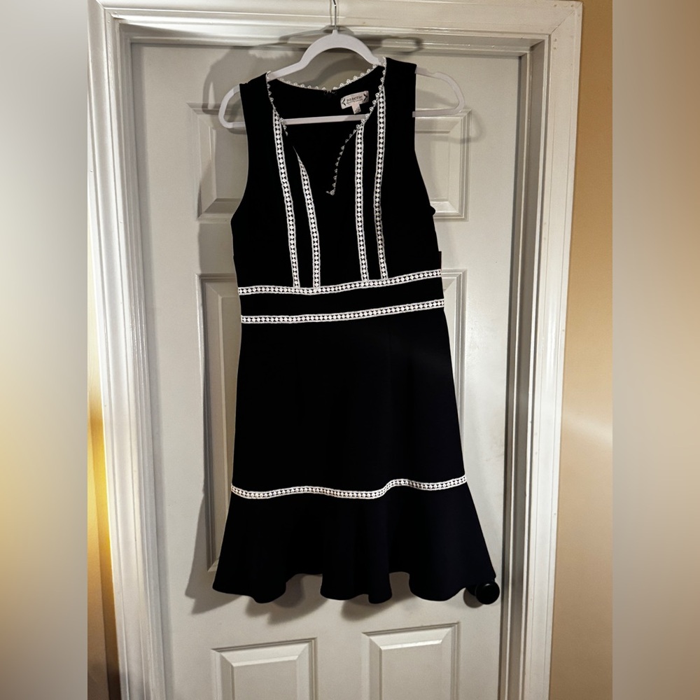 Nanette Lepore Navy Fit & Flare Dress | Size 10 | NWT